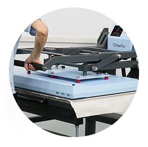 Paso 2: Transferencia con plancha de calor