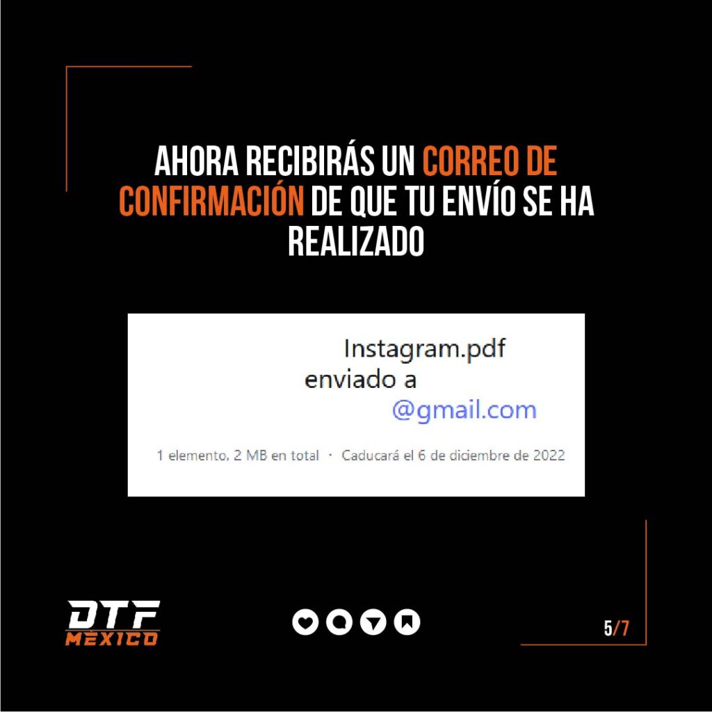 Como enviar un archivo muy grande para DTF