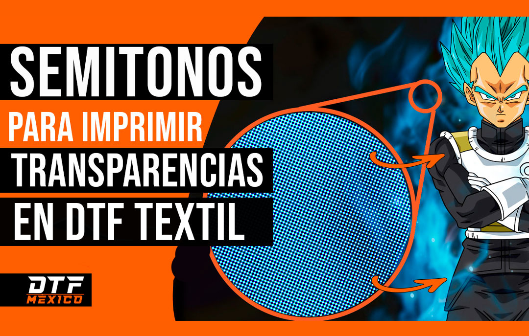 Semitonos para imprimir en DTF